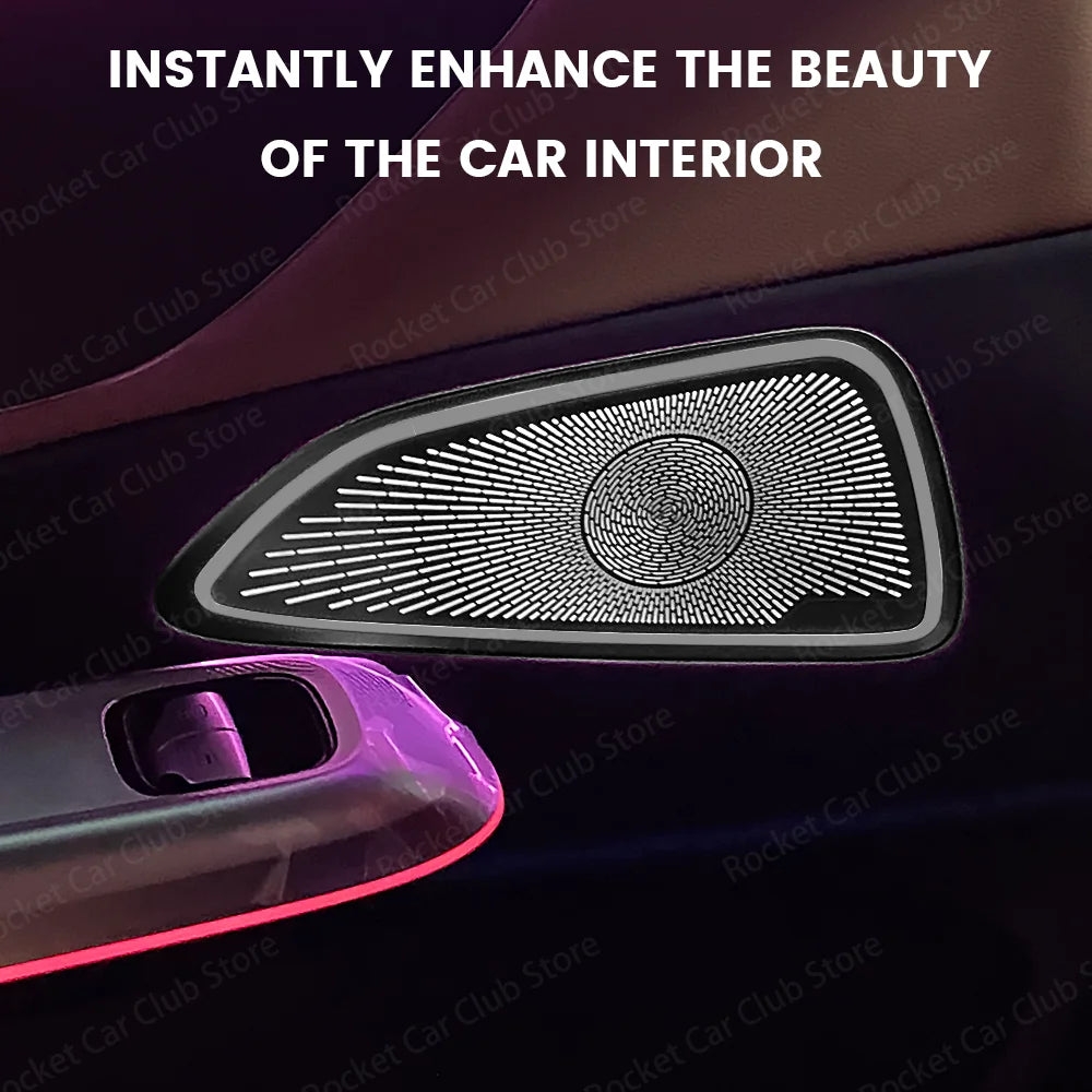 For Mercedes Benz New W214 E Class 2024+ Car Reinstall Interior Accessories Non Luminous Sound System Door Speaker Cover