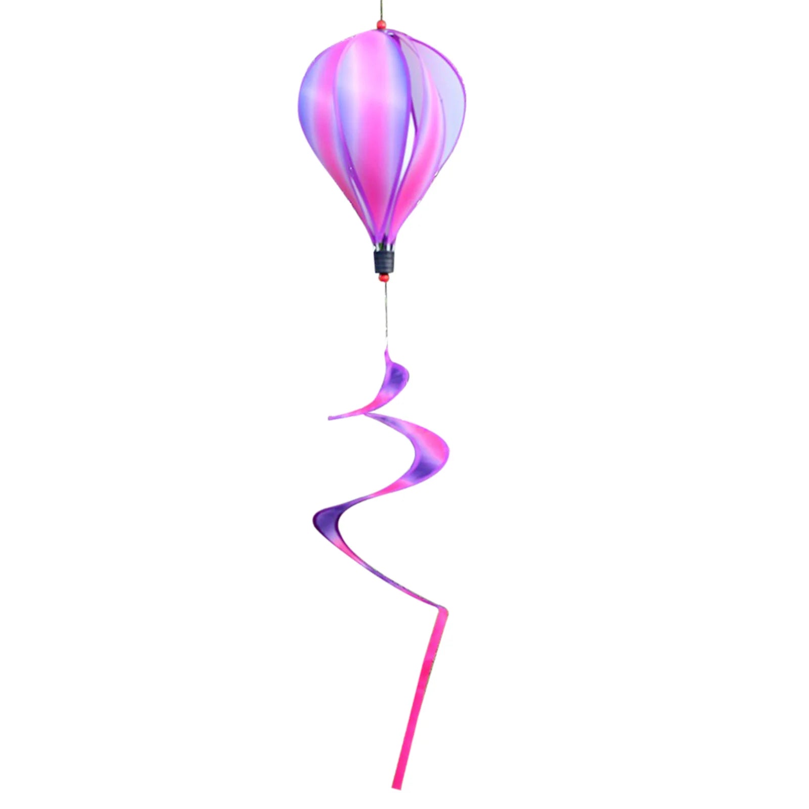 Hot Air Balloon Wind Spinner, Rainbow Hanging Wind Twister, Garden Outdoor Toys