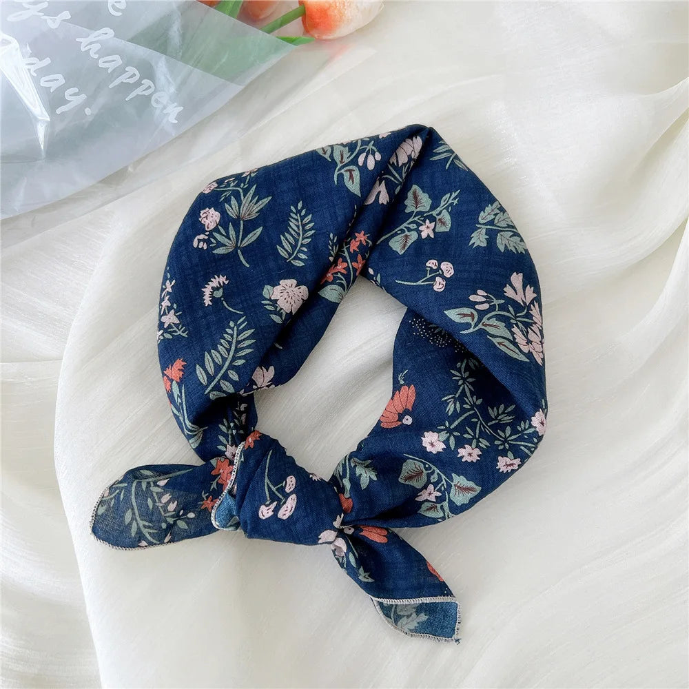 55*55cm Cotton Bandana Hairscarf Scarf Turban Shawl Headscarf Handkerchief Hair Accessories Wrap