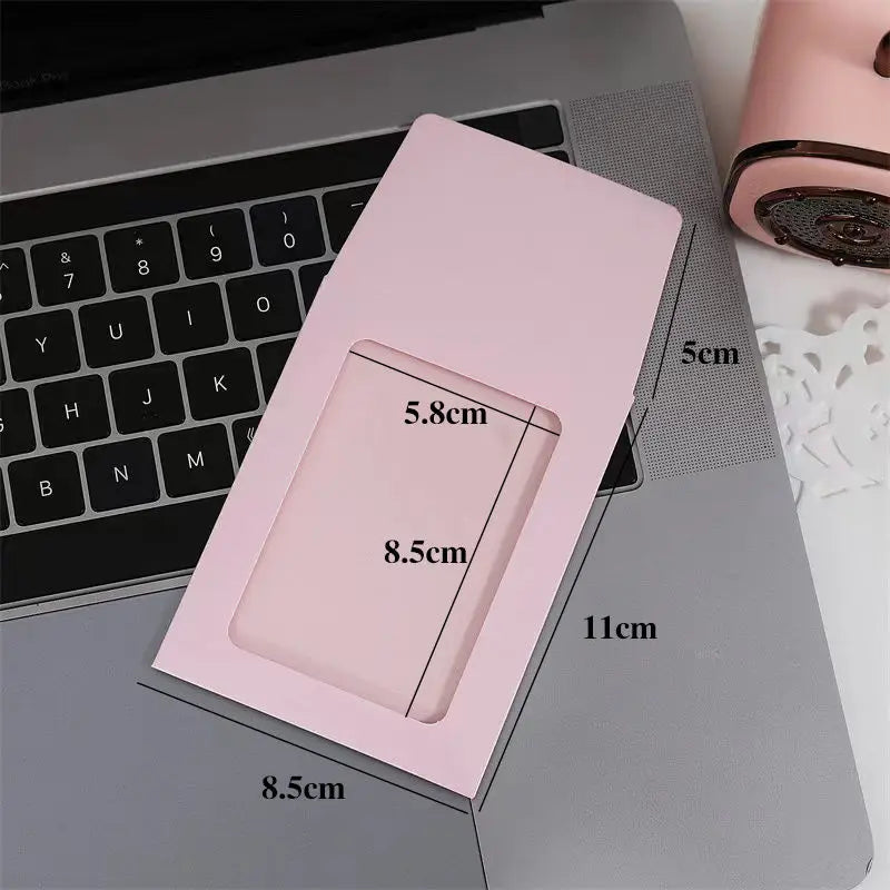 10Pcs/Set DIY Paper Photo Frame Macaron Color Photocard Holder Korean Idol Envelope Picture Album Small Card Packaging Supplies