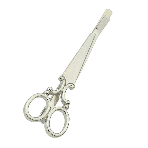 1pc Punk Gold Silver Scissors Hair Clips Barrette Women Fashion Hair