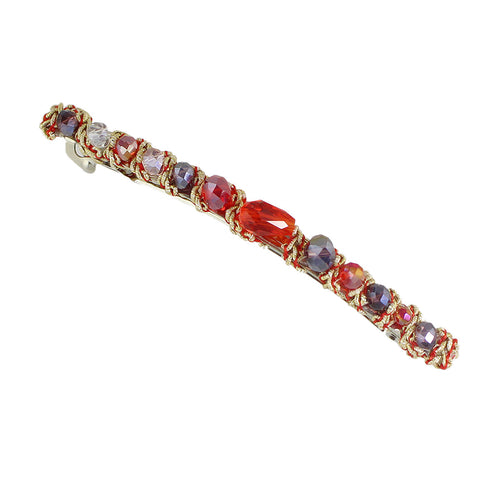 Luxury Handmade Colorful Acrylic Beads Hair Clips Barrette Girl Hair