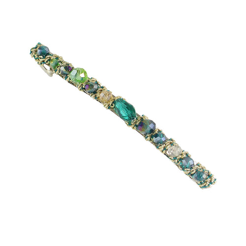 Luxury Handmade Colorful Acrylic Beads Hair Clips Barrette Girl Hair