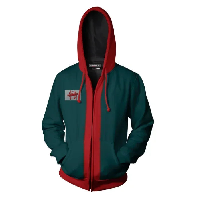 Cosplay Movie Spider Women Sweatshirt Hoodie Gwen Stacy Cosplay Costume Hooded Jacket Coats Men Women Pullover Trainsuit S Anime