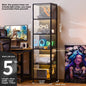 Multi layer transparent storage cabinet, dust-proof acrylic door, shoe collection cabinet, product display cabinet, display rack
