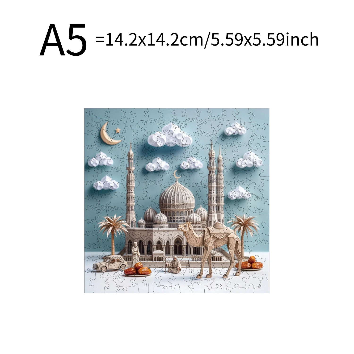 Moon Moonlight Lamp Goddess Puzzles High Quality Jigsaw Puzzle Wooden Puzzle Best Christmas Gift