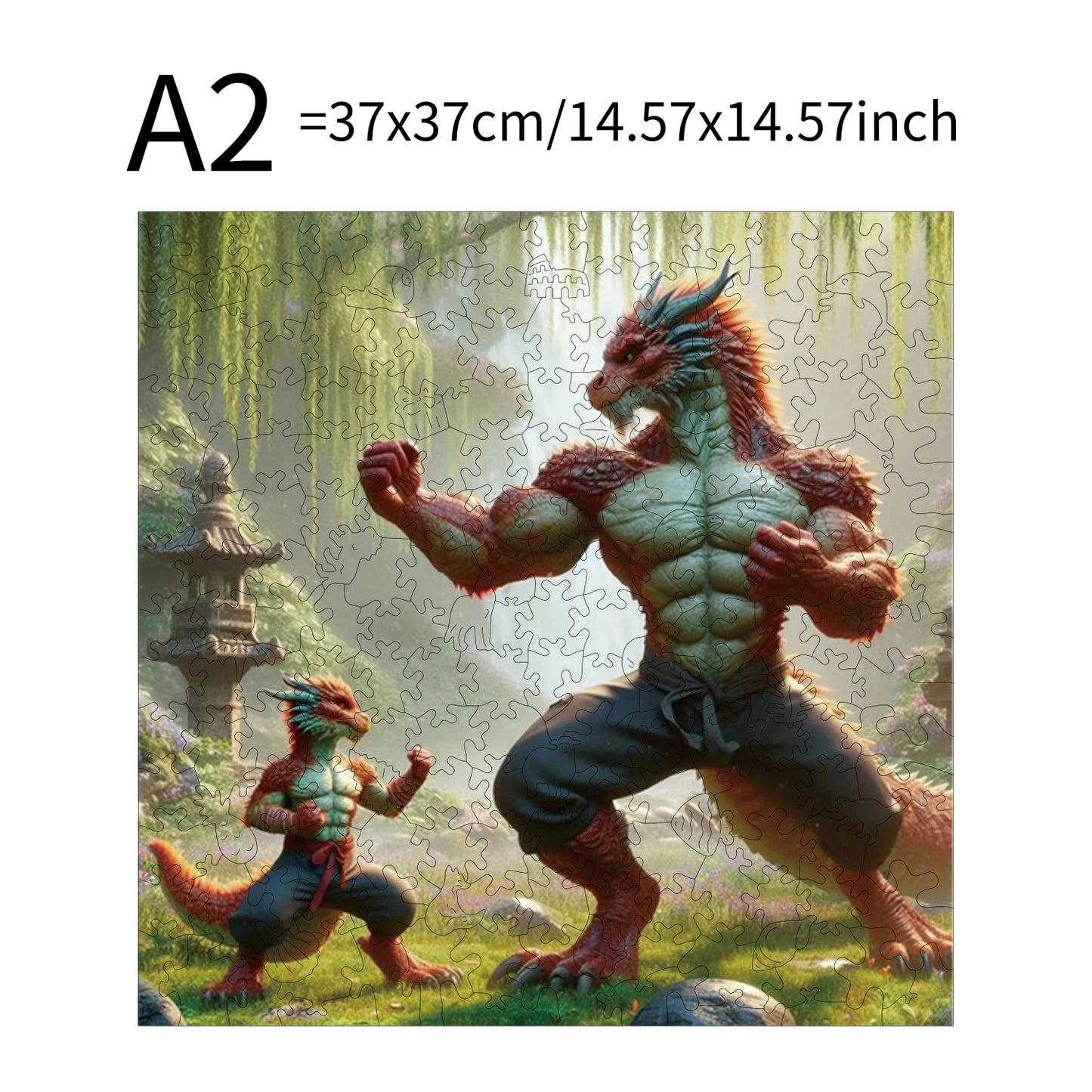 Bull Dragon Eagle Ghost Animal Puzzles High Quality Jigsaw Puzzle Wooden Puzzle Best Christmas Gift