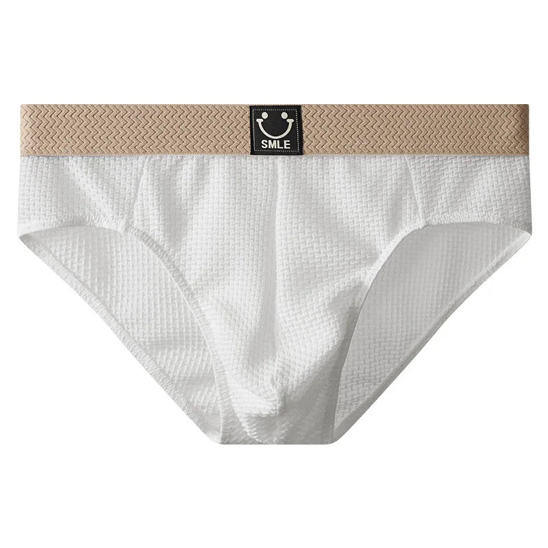 Men Ice Silk Underwear Bulge Pouch Briefs Man Sexy Panties Breathable Underpants Soft Lingerie Male Comfortable Knickers