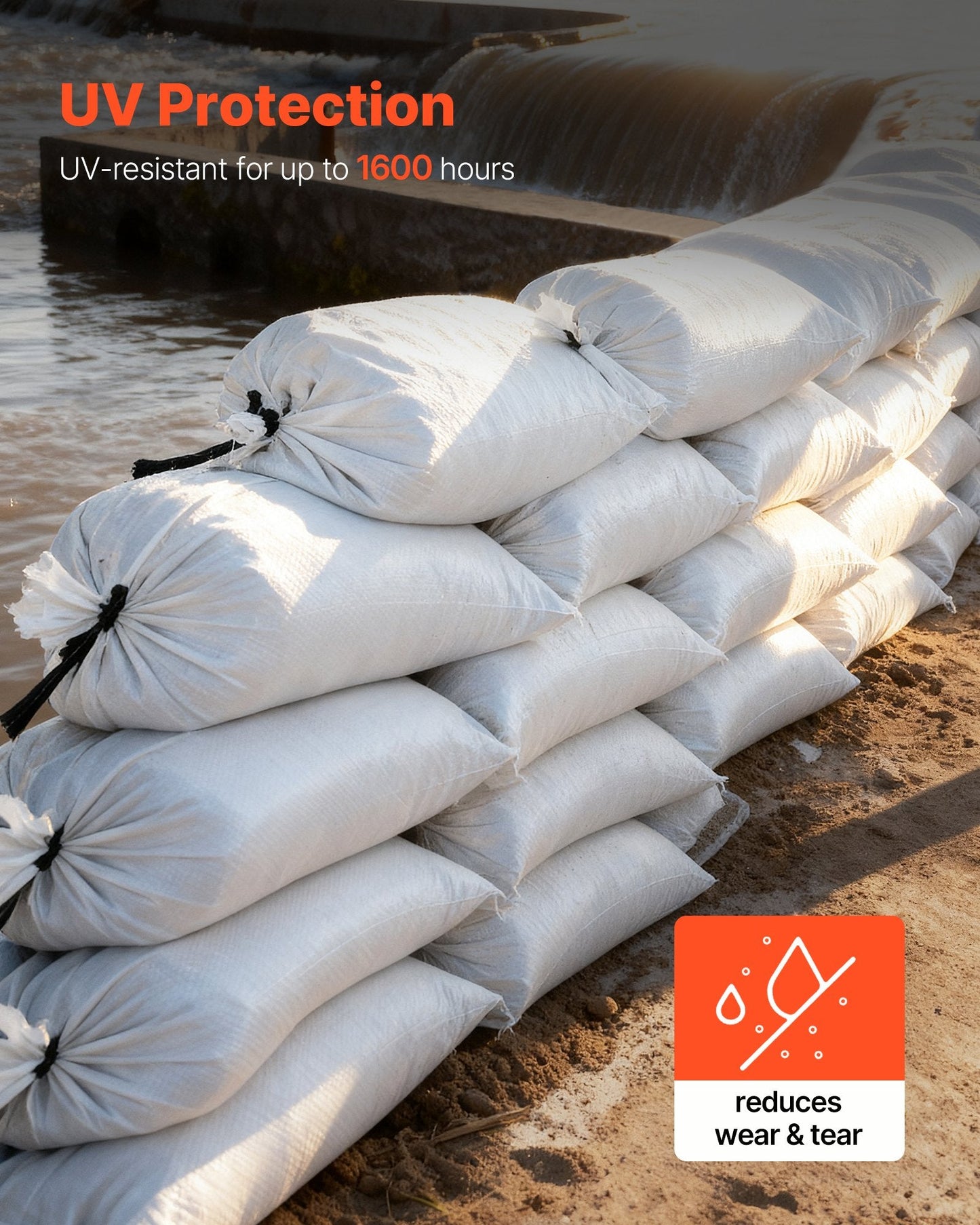 Heavy Duty Sand Bags, 50Pack 14" X 26", Empty Sandbags For Flooding