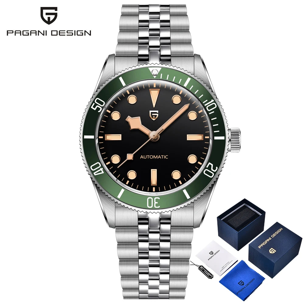 PAGANI DESIGN Luxury Men's Watch 2025 New Mechanical Wristwatch Sapphire Mirror Clock With BOX Fashion Luminous Automatic Watch