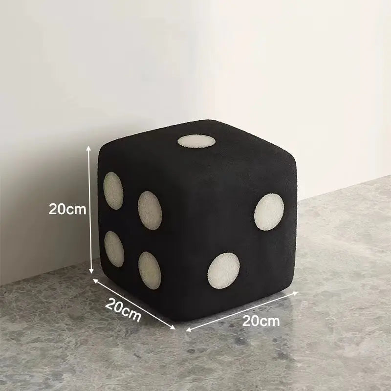 Nordic Solid Wood Frame Shoe Stool Bedroom Ottoman Comfortable Multifunctional Small Stool  High Weight Capacity Low Stool