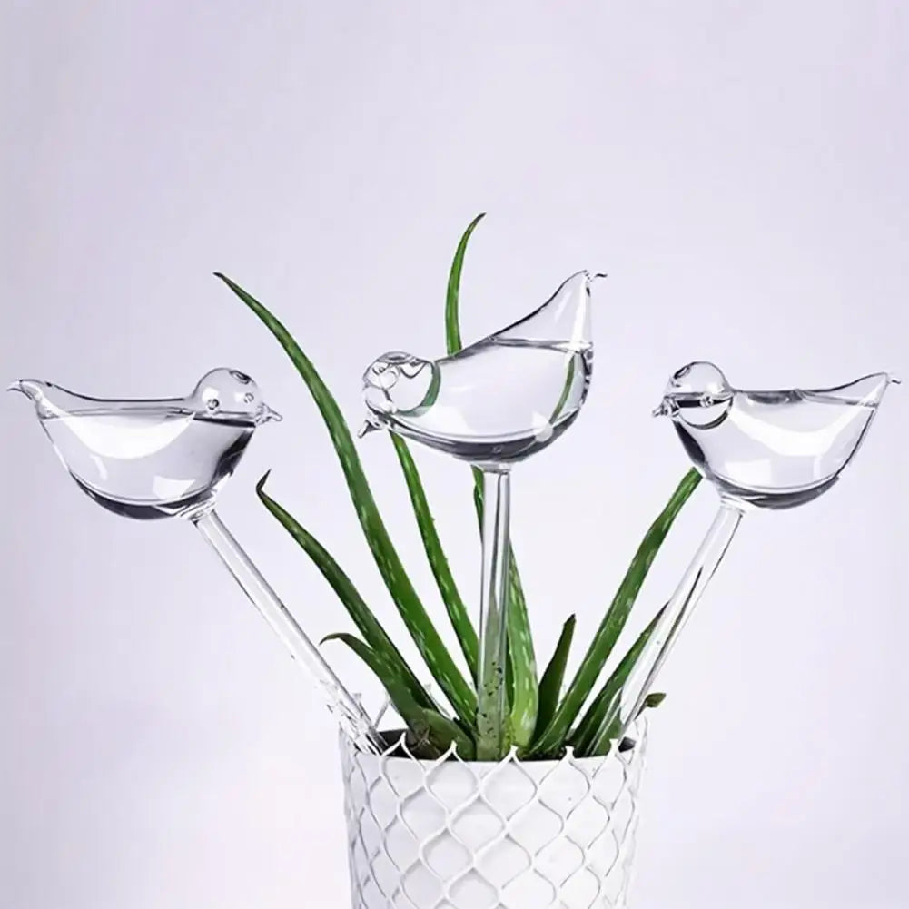 Automatic Watering Balloon Bird-shaped Automatic Water Dispenser Set for Plants Decorative Self-watering Tool for Plants
