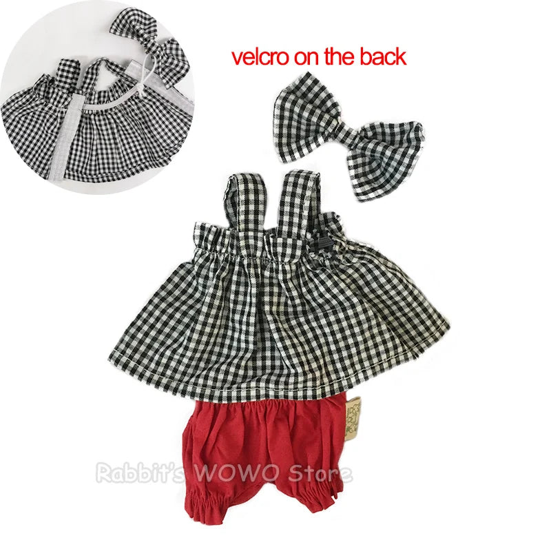 1PC Lovely Maid Outfit Suit Dress Clothes for 25cm Mellchan Baby Doll Accessories Fit 1/6 BJD Doll Girls DIY Gifts