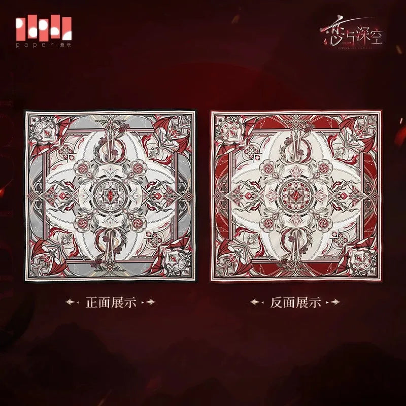 [Official Merchandise] Game Love and Deepspace Cosplay Sylus Abysm Sovereign Silk Scarf Acrylic Plaque Badge Hair Band in Stock