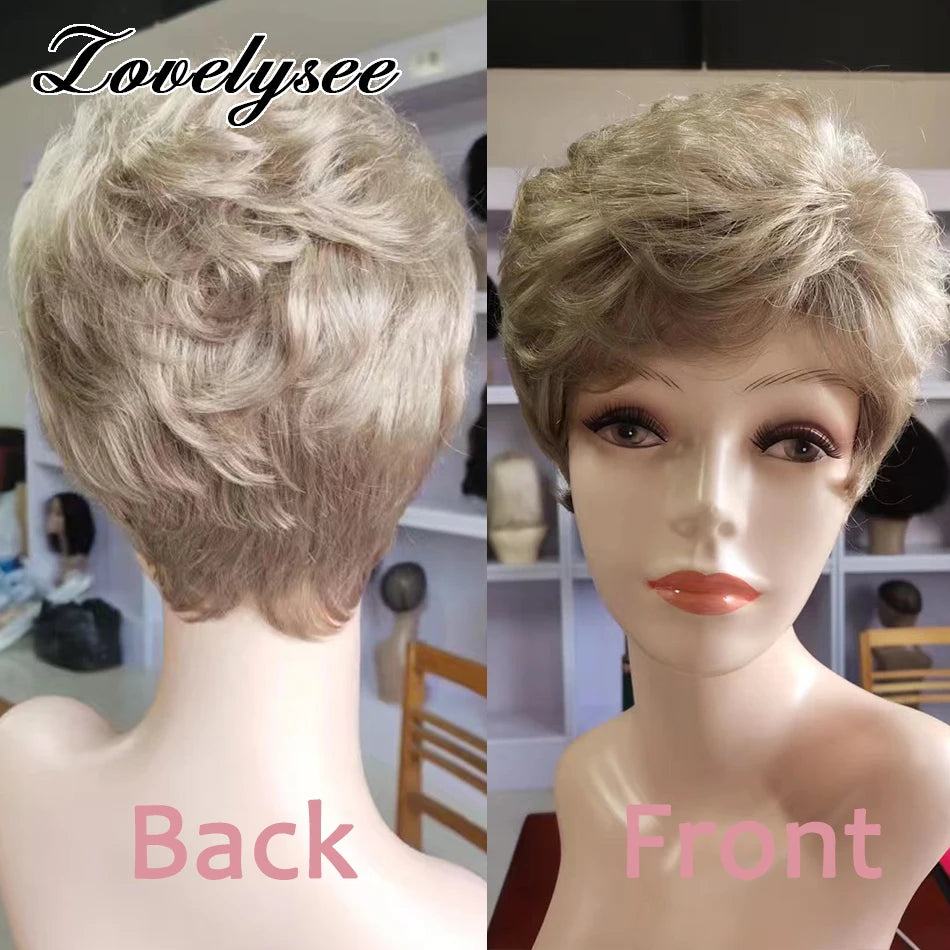 Short Curly Hair Topper Blonde Real Human Hair Toppers 100% Remy Human Hair Toppers Hair For Women Increase Hair Volume
