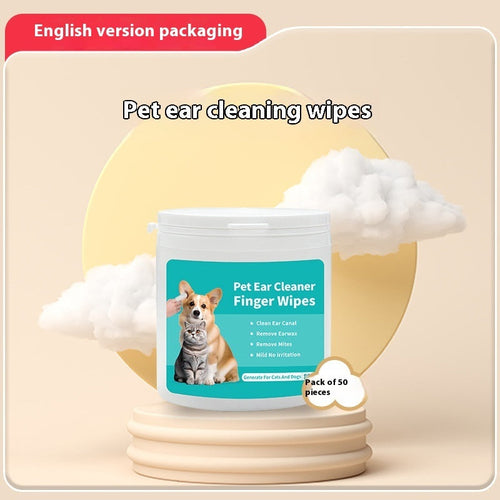 Disposable Pet Cleaning Products Teeth Cleaning Wipes Ear Care
