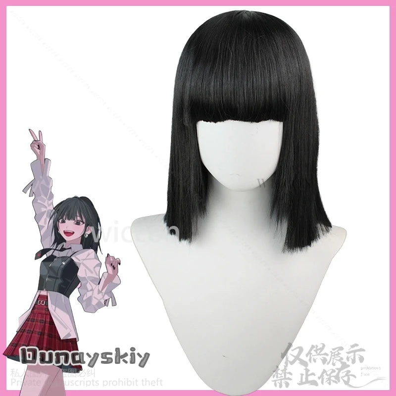 Qiao Ling Cosplay Anime Link Click Costume Jirai Kei Girls JK School Uniform Dress Plaid Skirt Fashion Y2K Lolita Halloween Suit