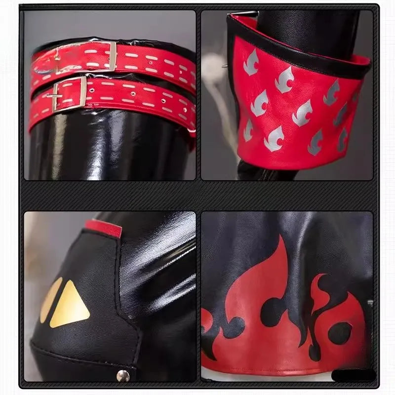 Game Zenless Zone Zero Burnice Whita Cosplay Costume Punk Coat Skirt Props Wig Suit for Women Halloween Anime Party Outfits