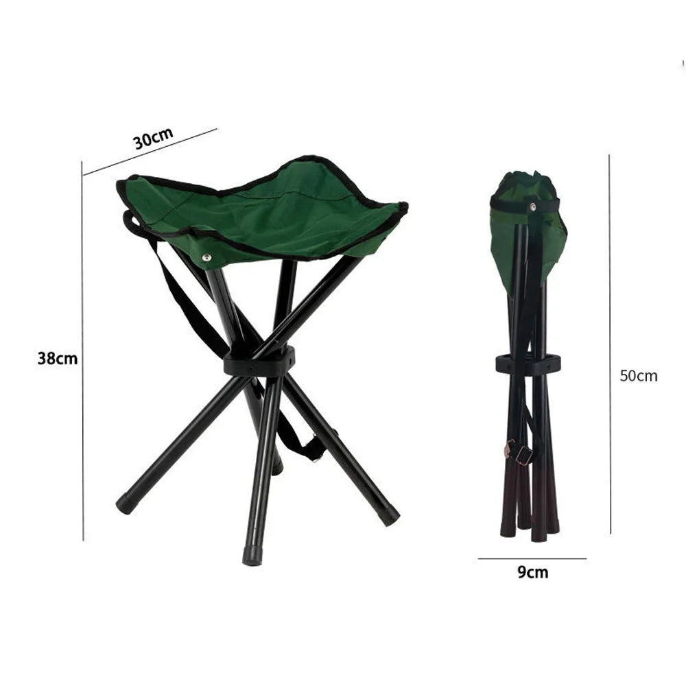 Outdoor Small Folding Triangular Stool Fishing Chairs Camping Multifunction Benches Foldable Stools Household Daily Park chairs