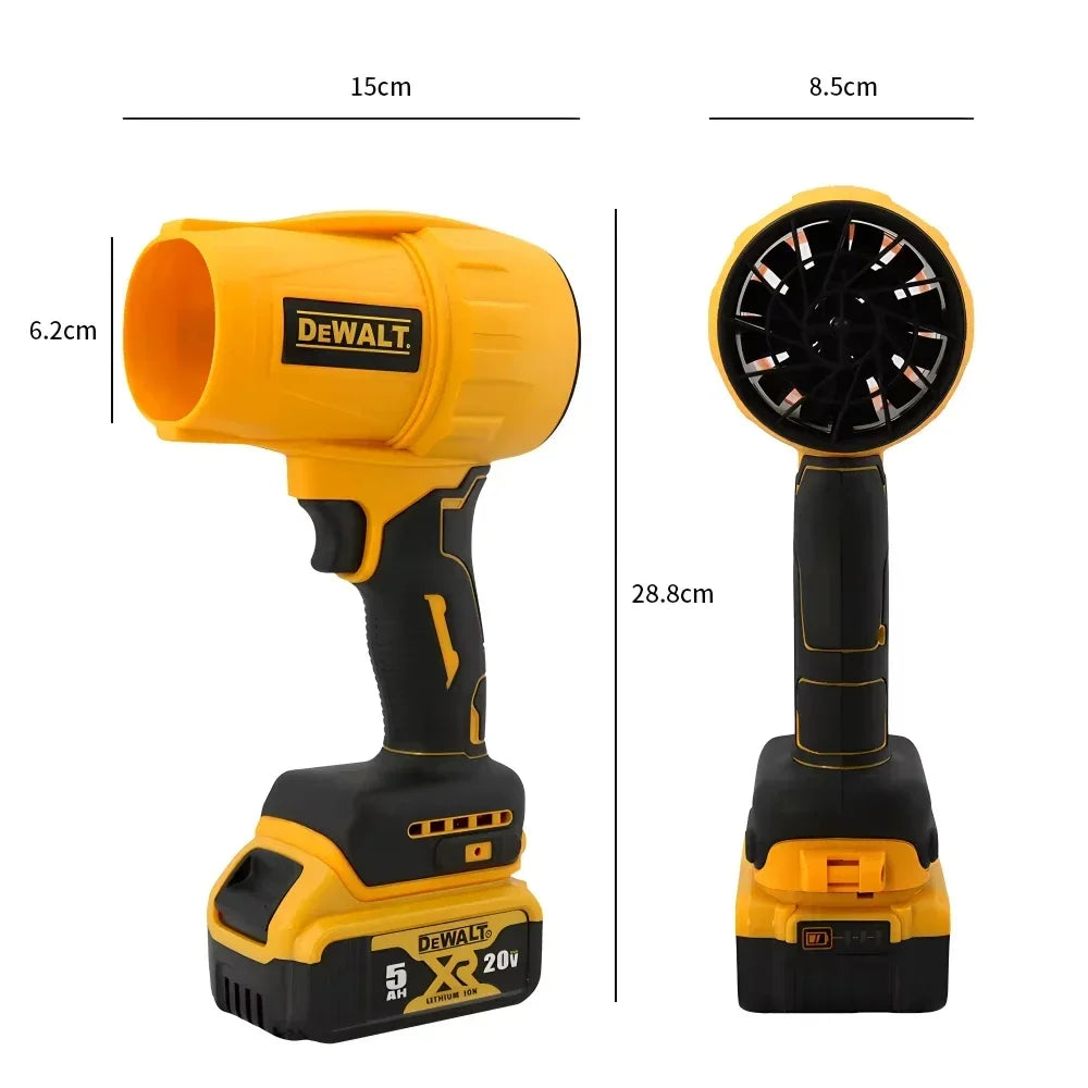 Dewalt 30,000 RPM brushed fan Cordless turbine fan handheld violent fan dryer 20V rechargeable dust-blowing tool 2025 new