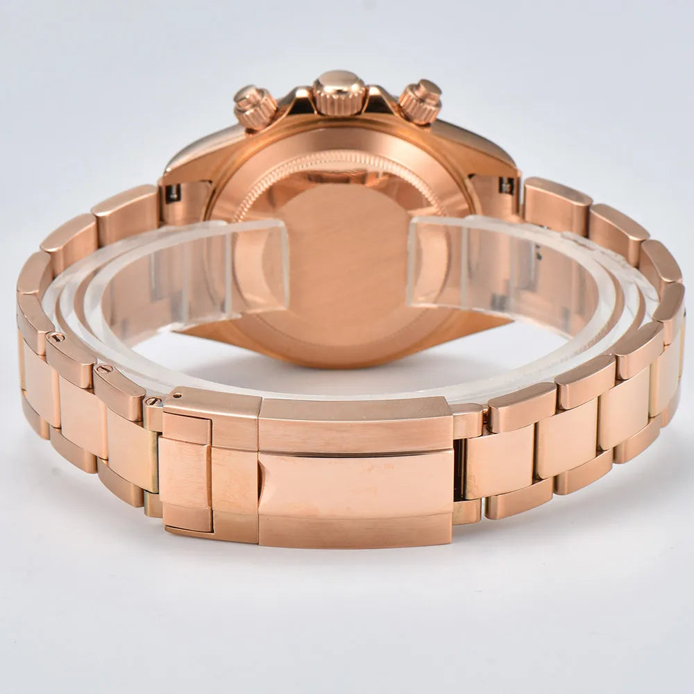 VK63 watch 39.3mm Luxury Watch Men's Chronograph Men's watch vk63 case rose gold watches VK63 Men's Chronograph Waterproof 10ATM
