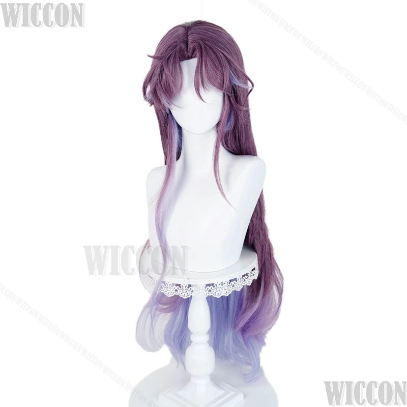 Merman Rafayel Lemurian Sea God Game Love And Deepspace Cosplay Long Purple Hair Wig 3D Prop Man Sexy Outfit Halloween Comic Con