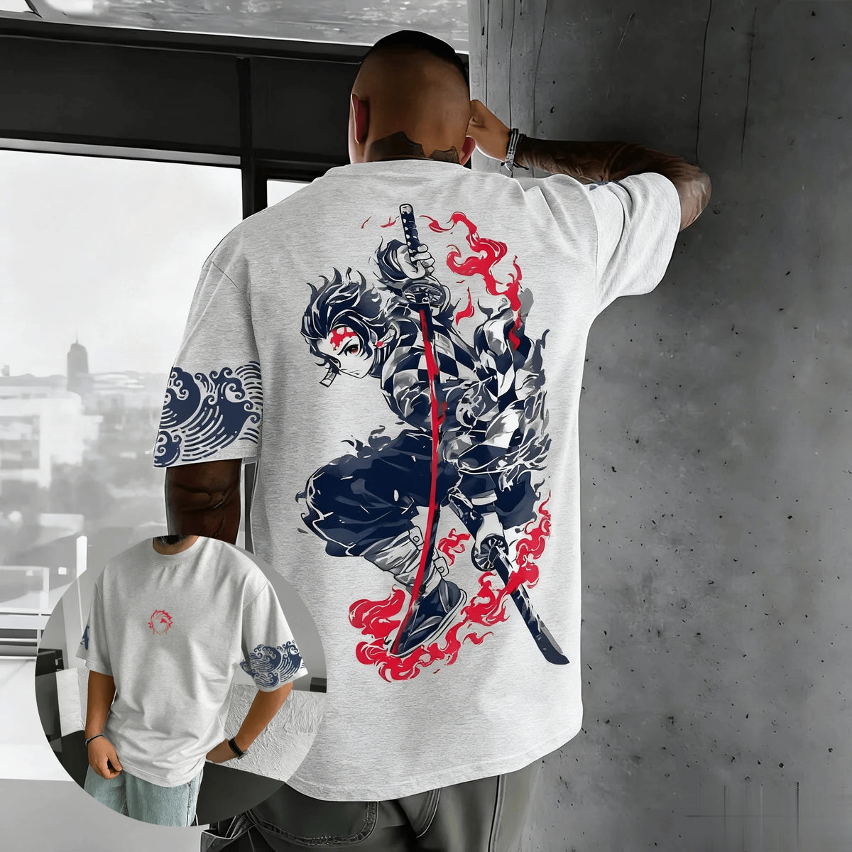 Demon Slayer Anime Graphic T Shirt Man Women Short Sleeve Tee Cotton Streetwear Casual Tops Summer Oversized Fashion Y2k Unisex