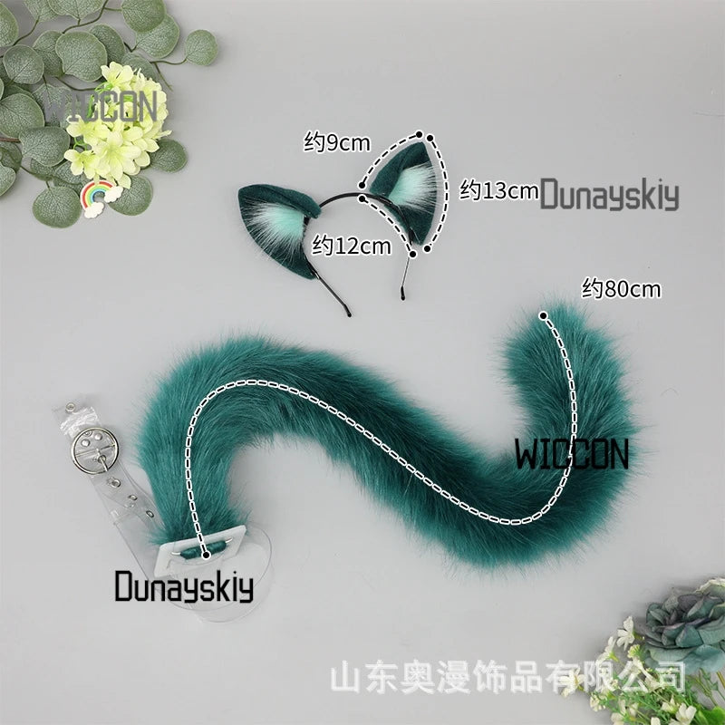 The Apothecary Diaries maomao Anime cos suit cat ear hair hoop cat tail suit diffuse accessories Halloween cosplay gift