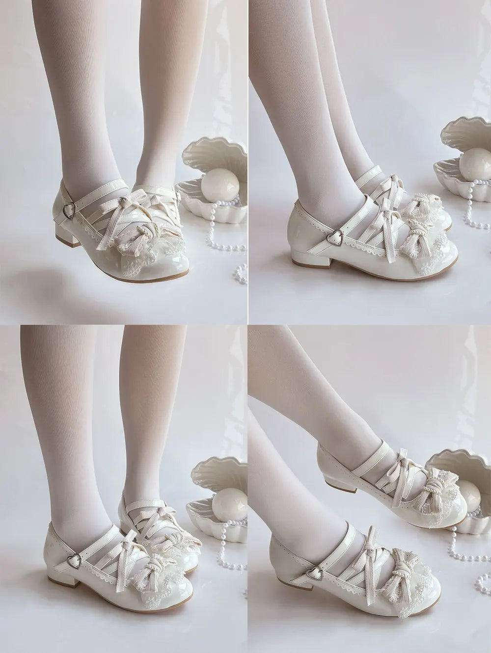Original Lolita Style Pink Mary Jane Shoes Autumn New 2025 Japanese Girls Sweet Elegant Bow Low Heels Y2k Tea Party Pumps 2025