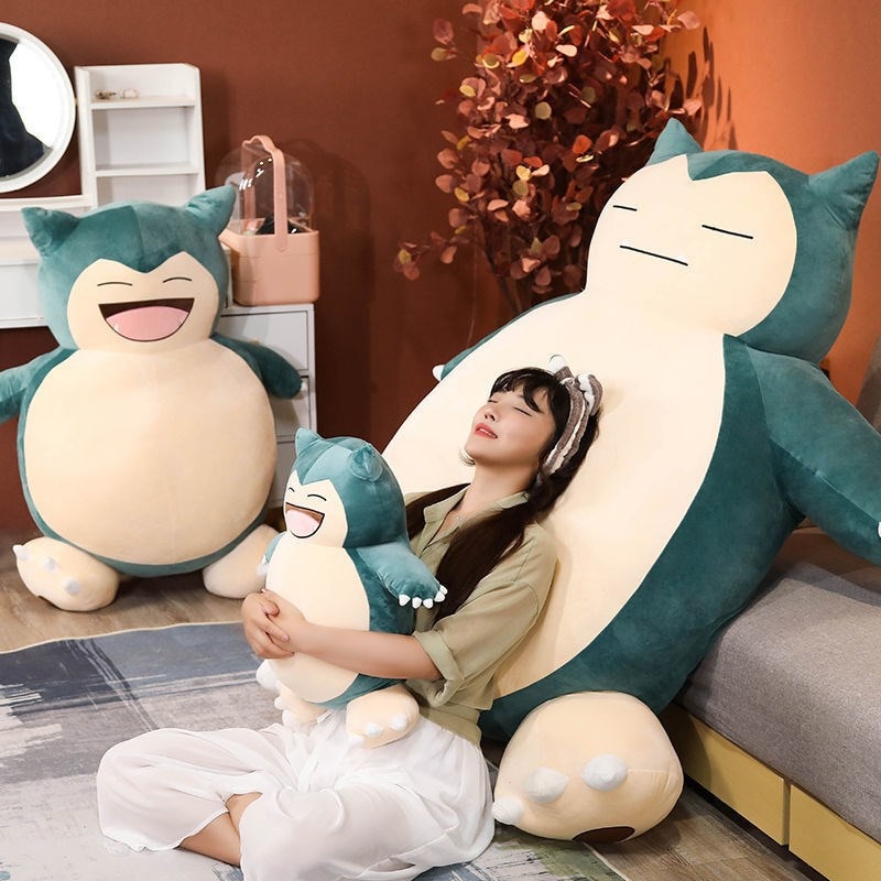 30/200cm Huge Pokemon Snorlax Anime Plush Toys Big Pokémon Plushie