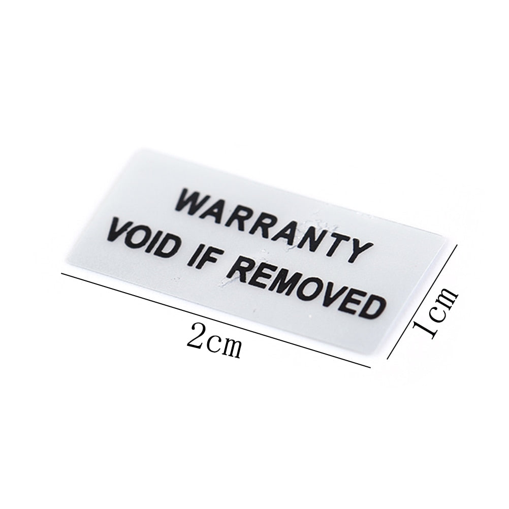 300 Printed Security Seals Tamper Evident Warranty