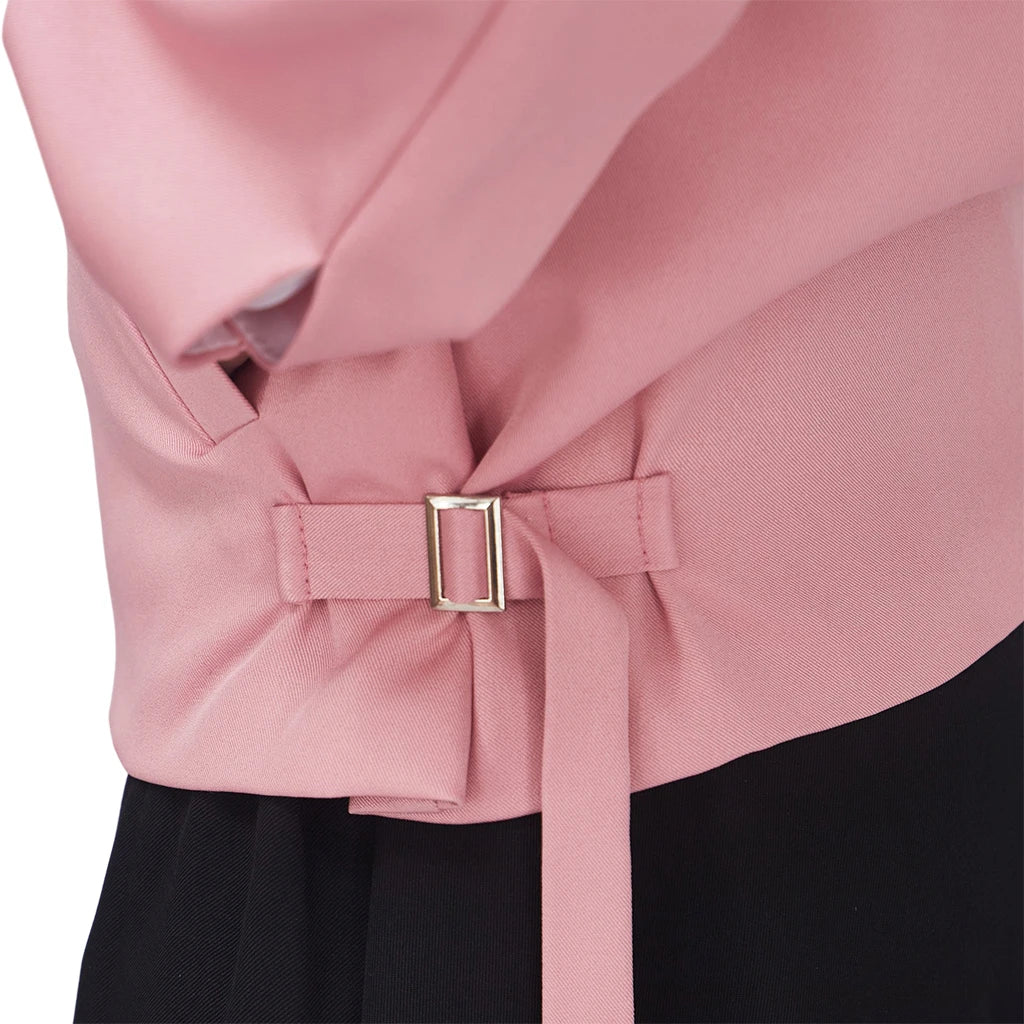 Grease Rise Of The Pink Ladies Cosplay Costume Jane Nancy Olivia Cynthia Cosplay Pink Coat Women Zipper Jacket Halloween Clothes