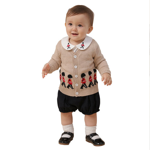 CozyTales™ – Cartoon Knit Jacket for Toddlers