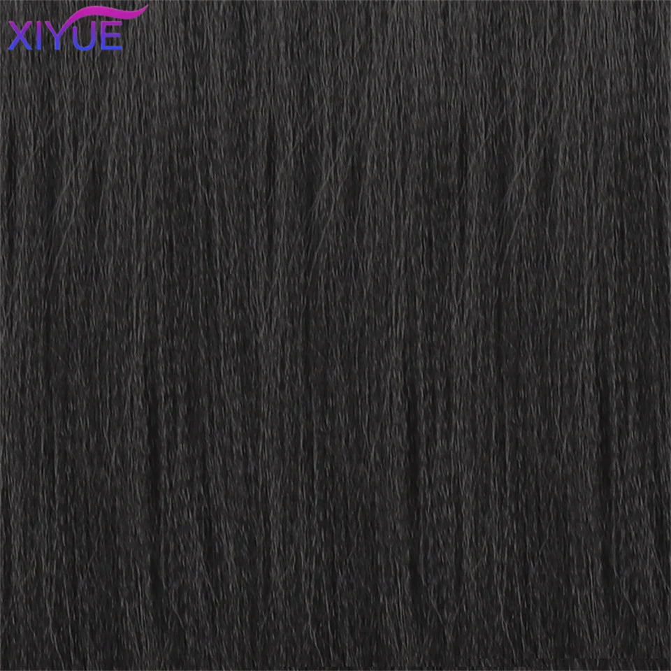 XIYUE Hanfu Wig Headband Women Chinese Style Synthetic Hair Piece Antique Modelling Cos Pad Hair Accessories Headdress Black