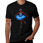 Ballet dance dancer in blue tutu and pointe shoes cute dancing African American ballerina T-Shirt tops mens t shirt graphic