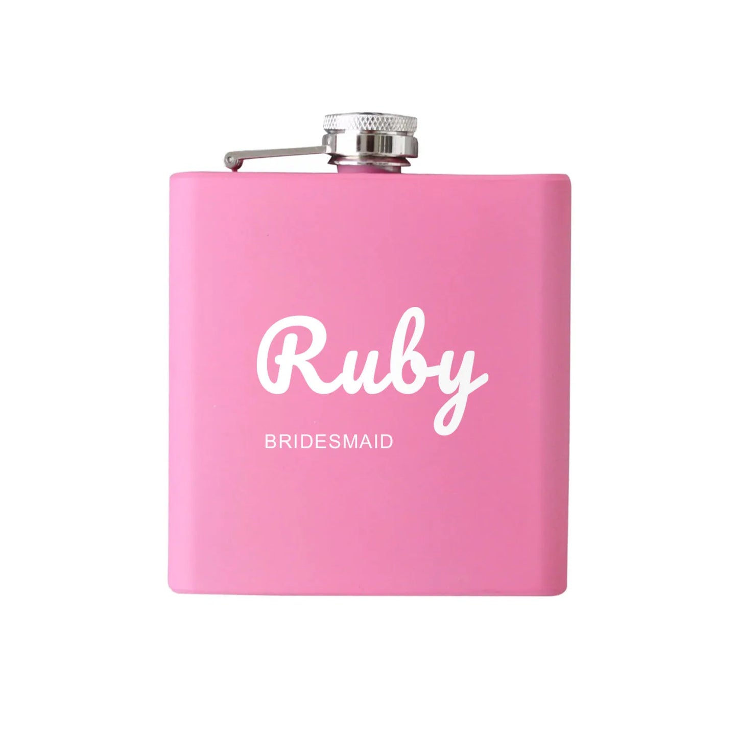 Personalized Bridesmaid Flask, Maid of Honor Gift, Flask for Bride, Custom Flask for Women, Best Friend, Gifts for Wedding Party