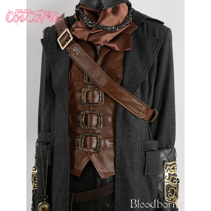 Gehrman Hunter  Cosplay Costume Game Bloodborne Uniform Halloween Carnival Party Christmas Play Role Clothes Clothing for Men