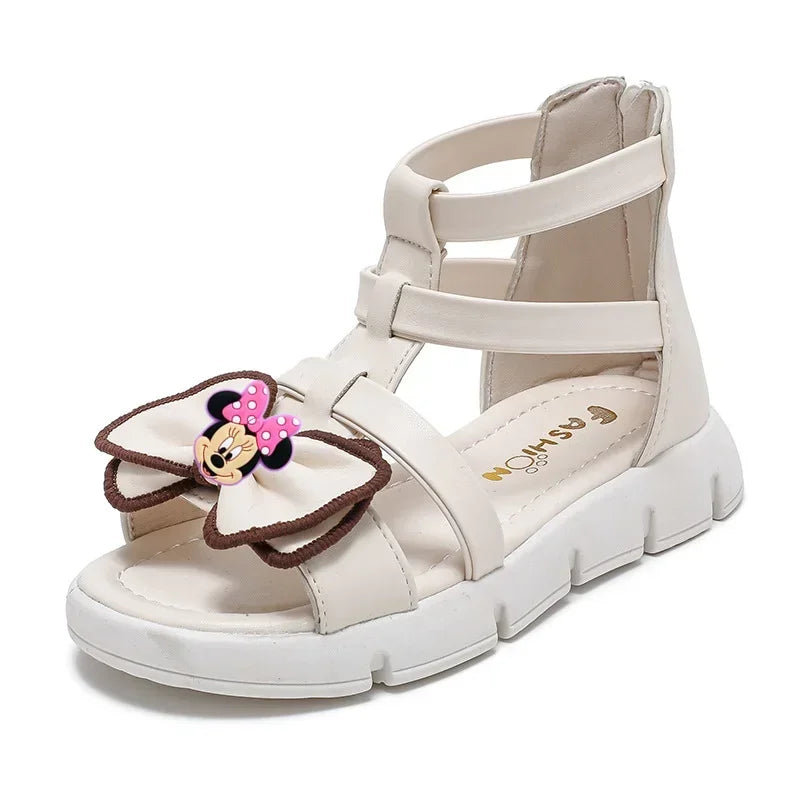 Disney Mickey Mouse children girl  Sandals Summer New Princess Beach Shoes Girls Slippers