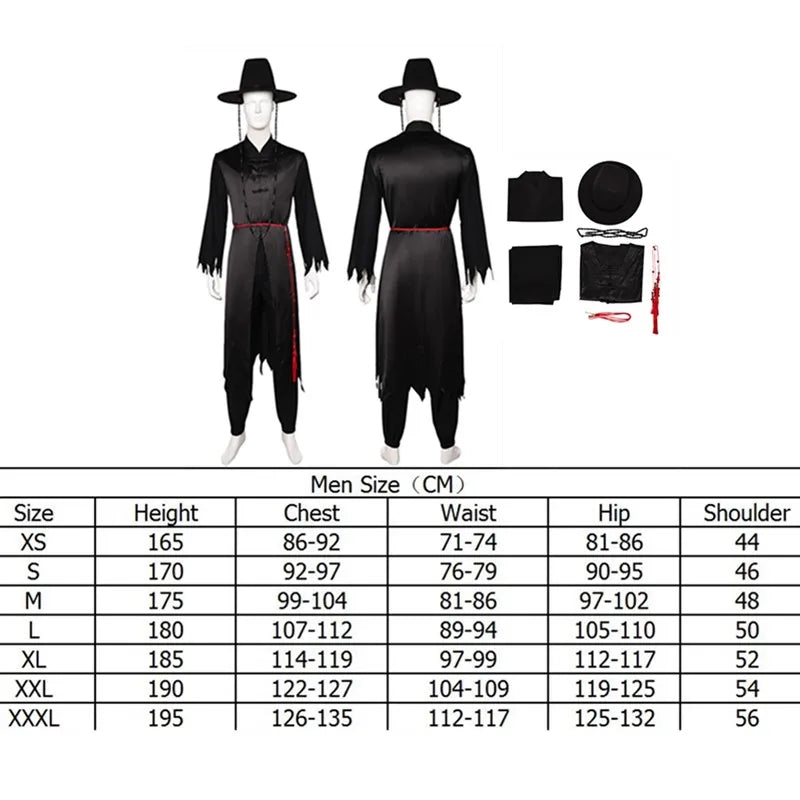 Saja Boys Cosplay Demon Jinu Coat Hunters Costume K-Pop Fantasia Men Top Pants Belt Hat Outfits Halloween Carnival Party Suit