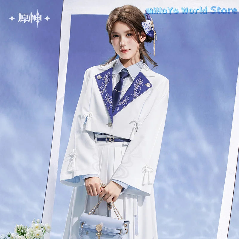 [Official] Kamisato Ayato Coat MiHoYo Original Genshin Impact Ayato Theme Impression Serie Wide Sleeved lapel Jacket Cosplay