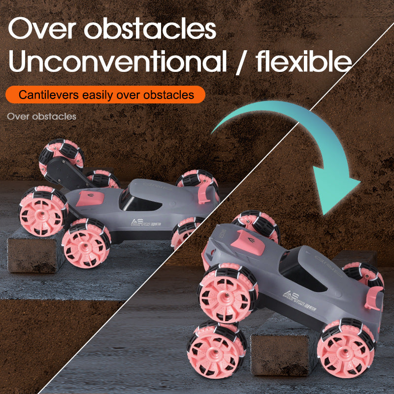 Remote Control Six-Wheel Swing Arm Stunt Car