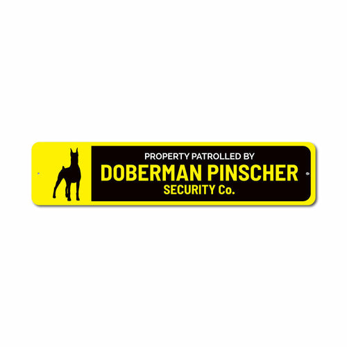 Dog Security Company Sign