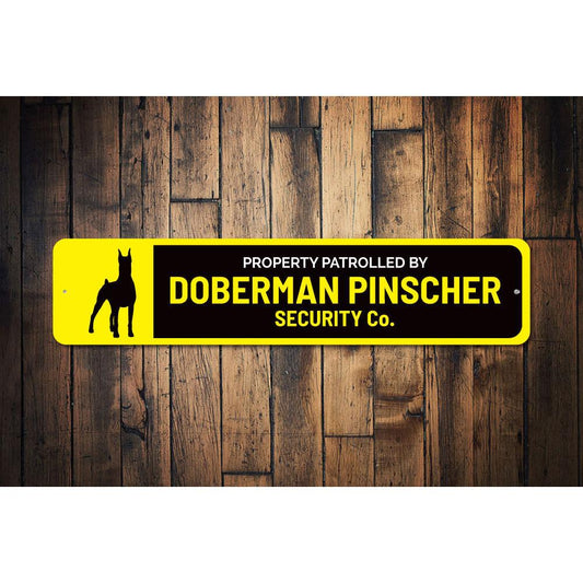 Dog Security Company Sign