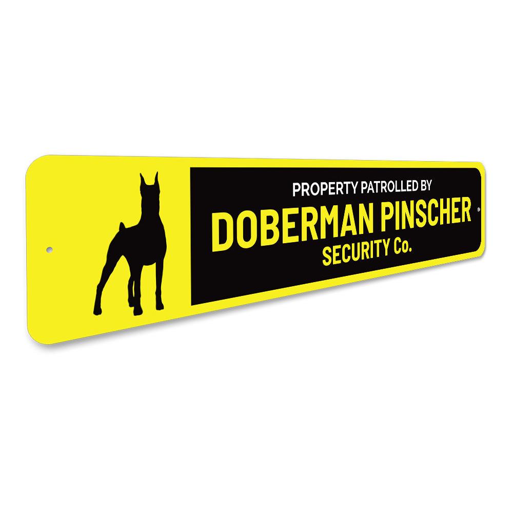 Dog Security Company Sign
