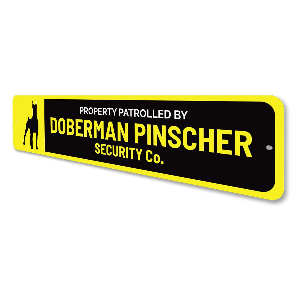 Dog Security Company Sign
