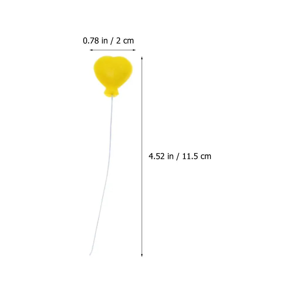 12pcs Mini Colorful Balloon Decorations Micro Landscape Balloons Miniature Cupcake Toppers Toy naments Birthday Party Cake