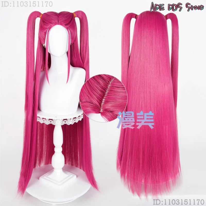 HUNTRIX = K-Pop Mira Rumi Zoey Demon Hunters Cosplay Wigs Halloween Girl Group Cosplay Hair Braid Outfit Women disfraz mujer