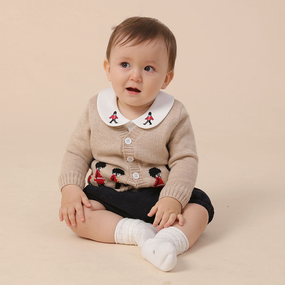 CozyTales™ – Cartoon Knit Jacket for Toddlers