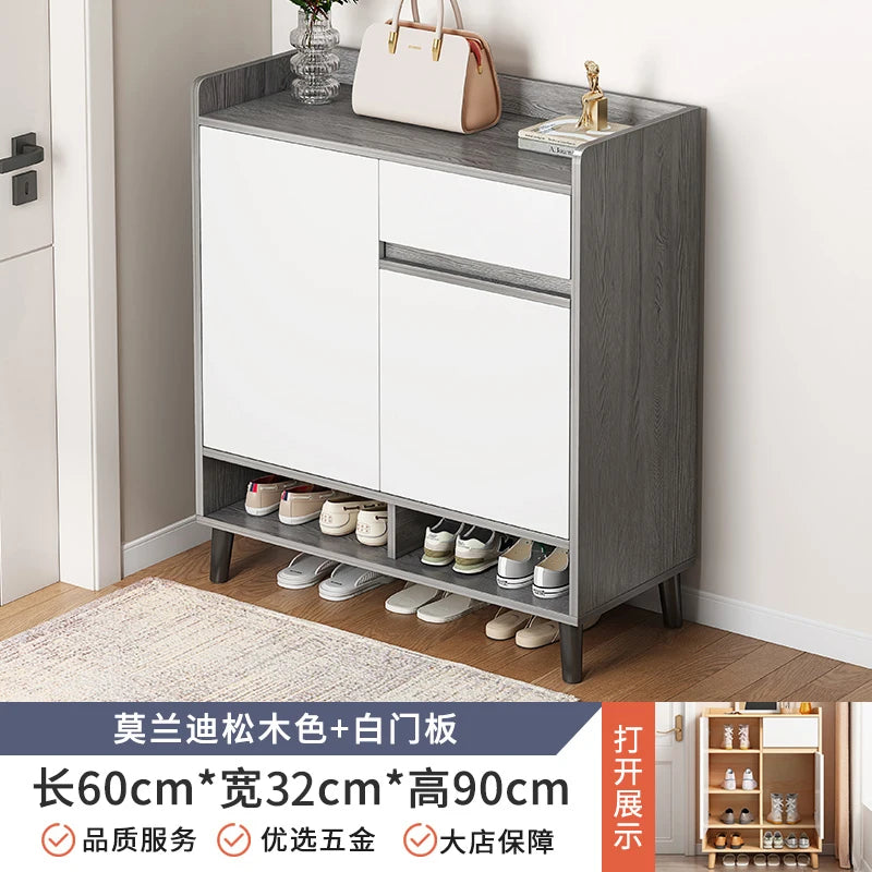 Shoe cabinet Home entrance Indoor entry Door entrance Corridor aisle Large capacity multi-layer storage Elevator entrance Shoe r