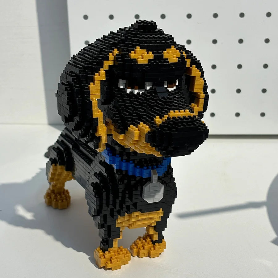 Dachami dog building blocks, animal dog building blocks - the perfect gift, Christmas, room decoration gift